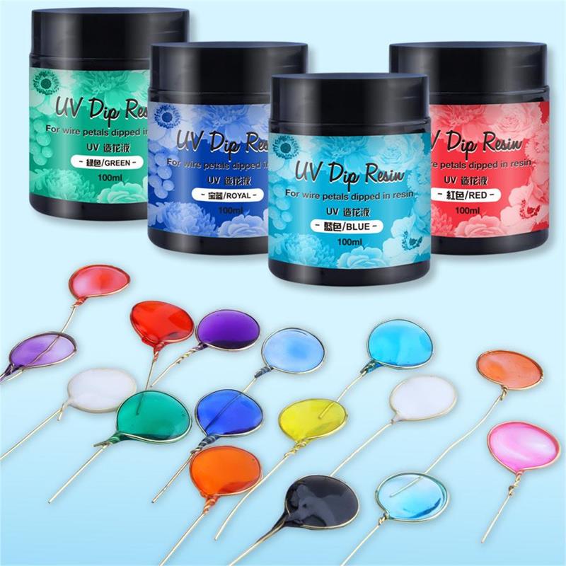 Flower Preservation Resin - 100ml UV DIP Resin Glue For