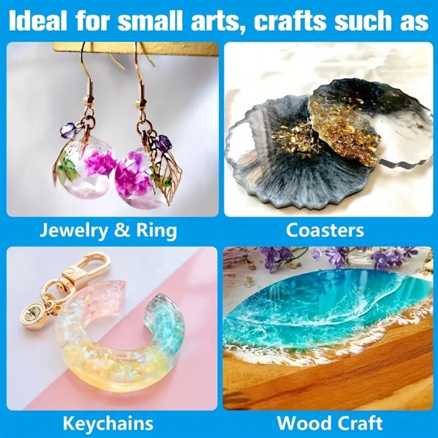Crystal Clear Epoxy Resin 1:1  - Resin Jewelry Kit 评论和价格
