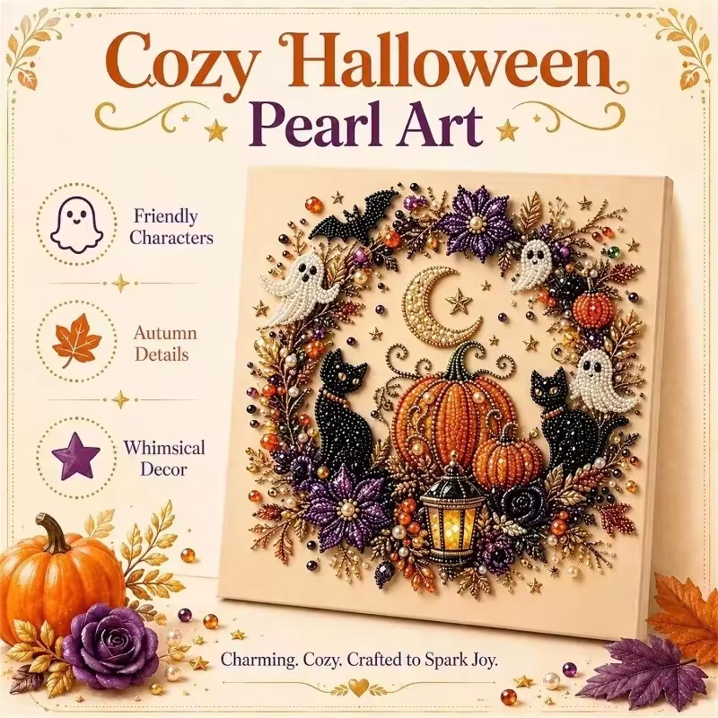 @Halloween Ghost Pearl Art Kit - Resin Craft For Beginners 评论和价格