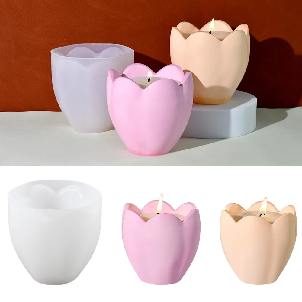Tulip Candle Holder Silicone M - Flower Preservation Resin 评论和价格