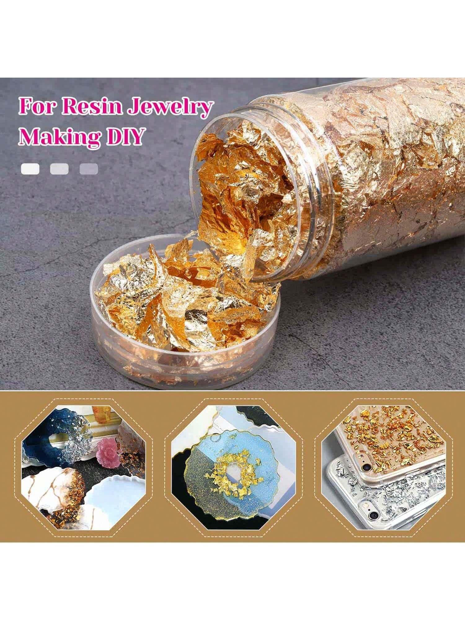 Gold Flakes, Gold Leaf Cake De - Gold Foil Flakes 评论和价格