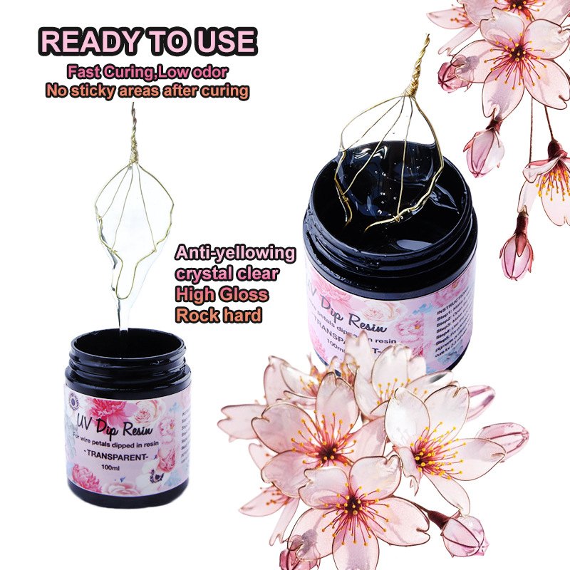 UV DIP Resin Glue UV Flower-Ma - Flower Preservation Resin 评论和价格