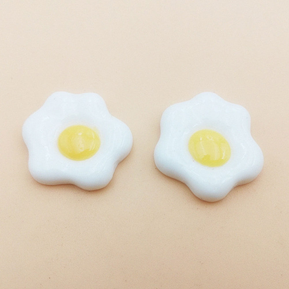 20Pcs Simulated Poached Egg Re - Resin Craft Material 评论和价格