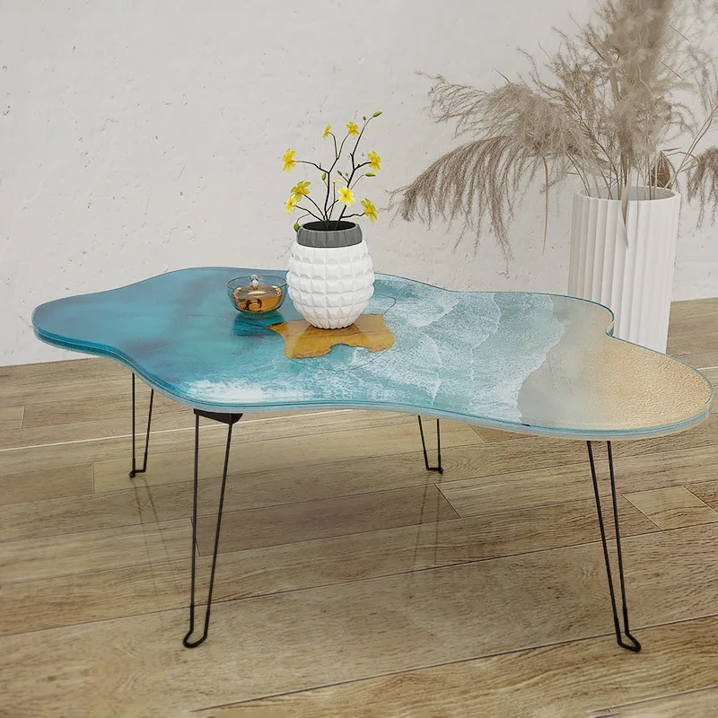 Large 61cm Irregular tray epox - Resin Ocean Wave Mold 评论和价格
